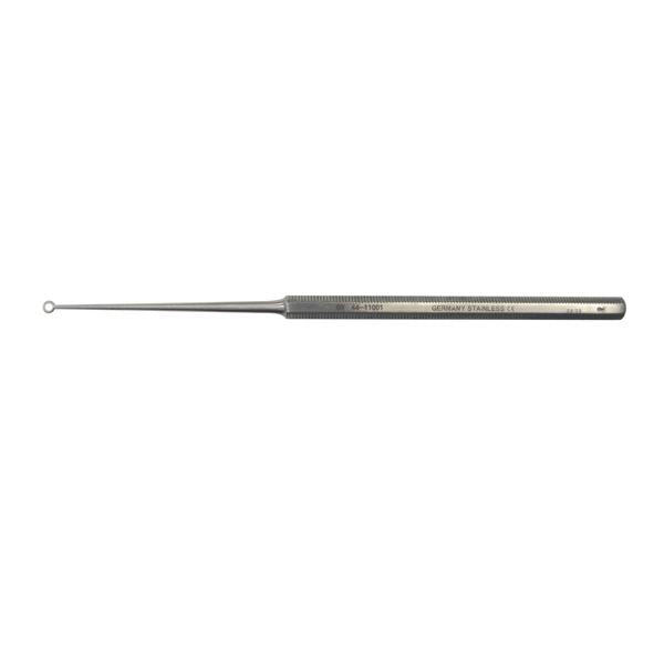 Curette Ear Buck Size 1 Blunt Tip Straight Stainless Steel Ea